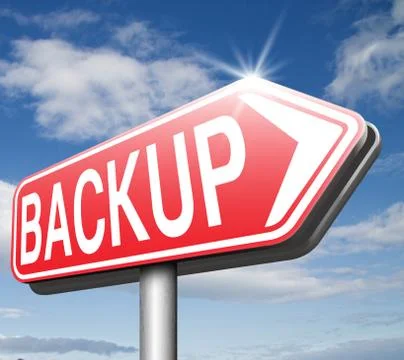 Backup file Stock Illustration