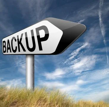 Backup file Stock Illustration