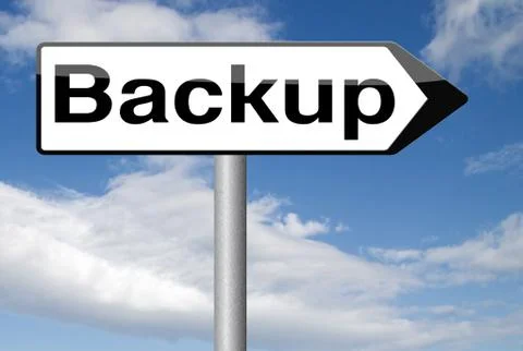 Backup file Stock Illustration