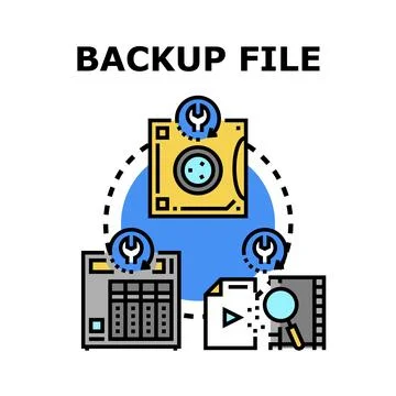 Backup file preparing system for data protection 库存插图