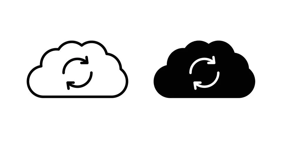 Backup icon for design projects and web UI 스톡 일러스트