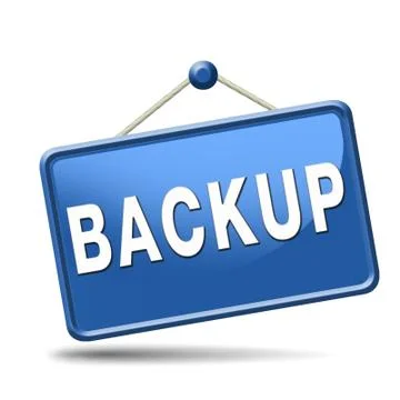 Backup icon or sign Stock Illustration