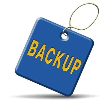 Backup icon or sign Stock Illustration