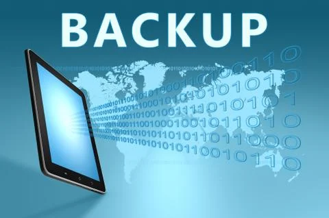 Backup Stock Illustration