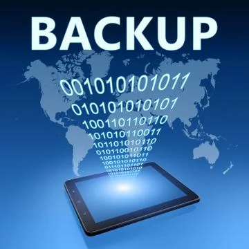 Backup Stock Illustration