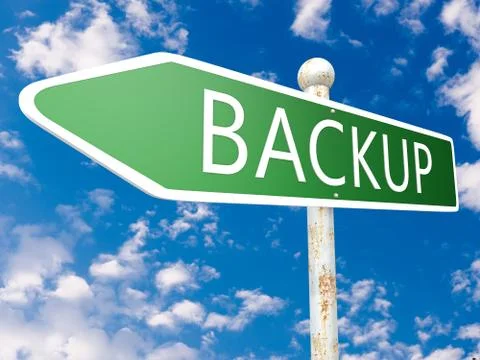 Backup Stock Illustration