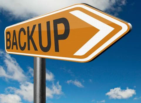 Backup Stock Illustration