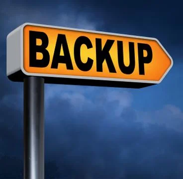 Backup Illustrazione stock