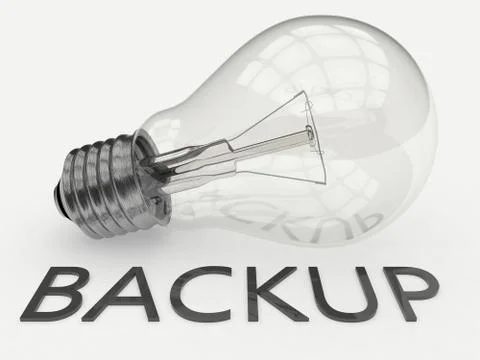 Backup Stock Illustration
