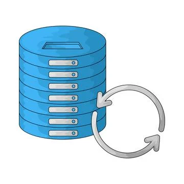 Backup illustration Stockillustratie