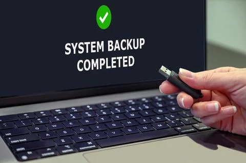 Backup to removable media. creating additional copies of the data. 写真素材