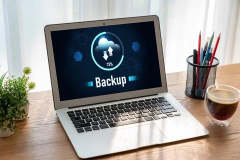 Backup Storage Data Internet Technology Business concept snugly Stock Photos