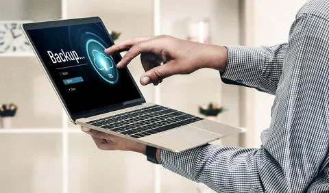 Backup Storage Data Internet Technology Business concept snugly 写真素材