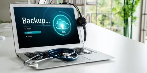 Backup Storage Data Internet Technology Business concept snugly 스톡 사진