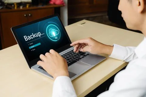 Backup Storage Data Internet Technology Business concept snugly Stock Photos