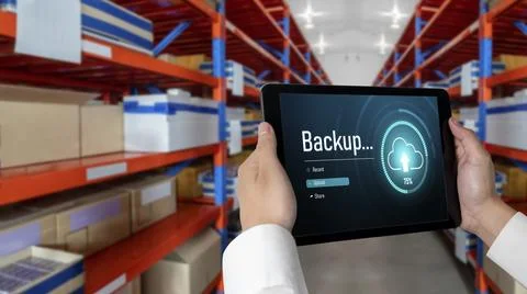 Backup Storage Data Internet Technology Business concept snugly Stockfoto's