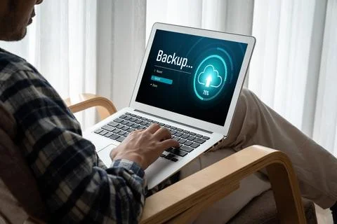 Backup Storage Data Internet Technology Business concept snugly Stock Photos