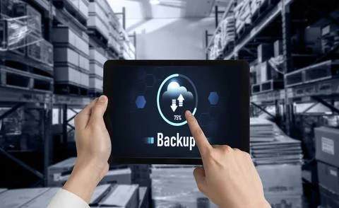 Backup Storage Data Internet Technology Business concept snugly 写真素材