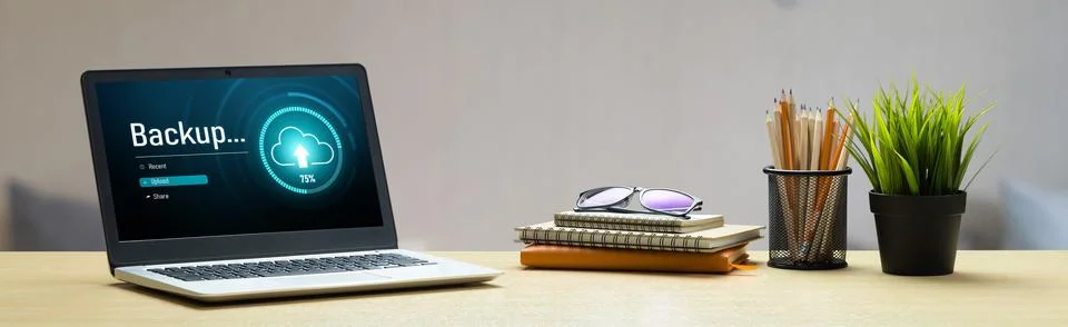 Backup Storage Data Internet Technology Business concept snugly Stock Photos