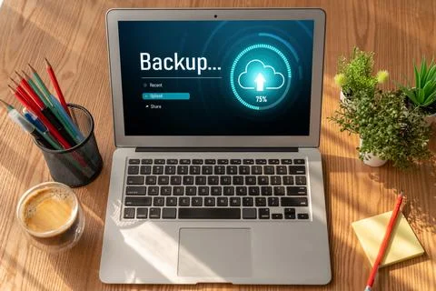Backup Storage Data Internet Technology Business concept snugly Stock Photos