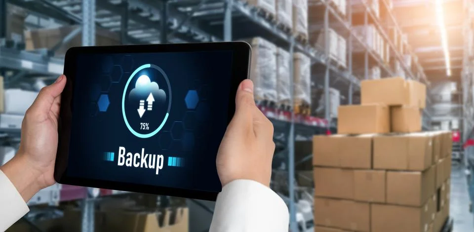 Backup Storage Data Internet Technology Business concept snugly Stock Photos