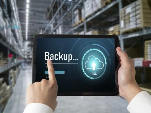 Backup Storage Data Internet Technology Business concept snugly Stock Photos