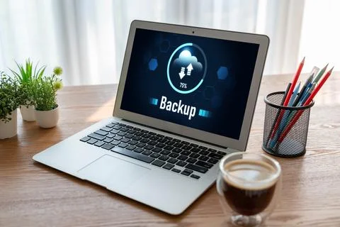 Backup Storage Data Internet Technology Business concept snugly Stockfoto's