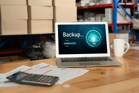 Backup Storage Data Internet Technology Business concept snugly 写真素材