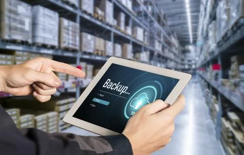 Backup Storage Data Internet Technology Business concept snugly Stock Photos