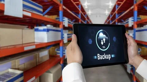 Backup Storage Data Internet Technology Business concept snugly 写真素材