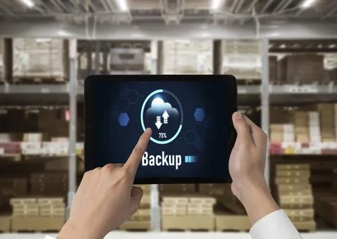 Backup Storage Data Internet Technology Business concept snugly Stock Photos