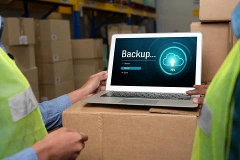 Backup Storage Data Internet Technology Business concept snugly Stock Photos