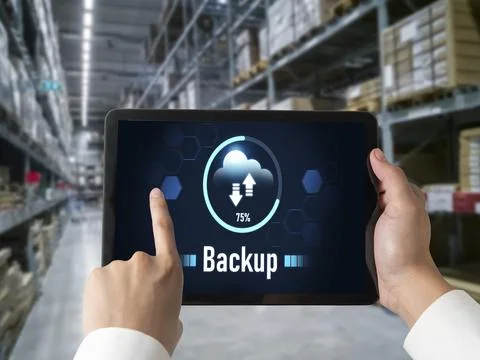 Backup Storage Data Internet Technology Business concept snugly Stock Photos