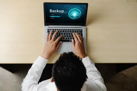 Backup Storage Data Internet Technology Business concept snugly Stock Photos