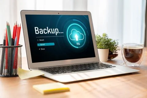 Backup Storage Data Internet Technology Business concept snugly Stock Photos