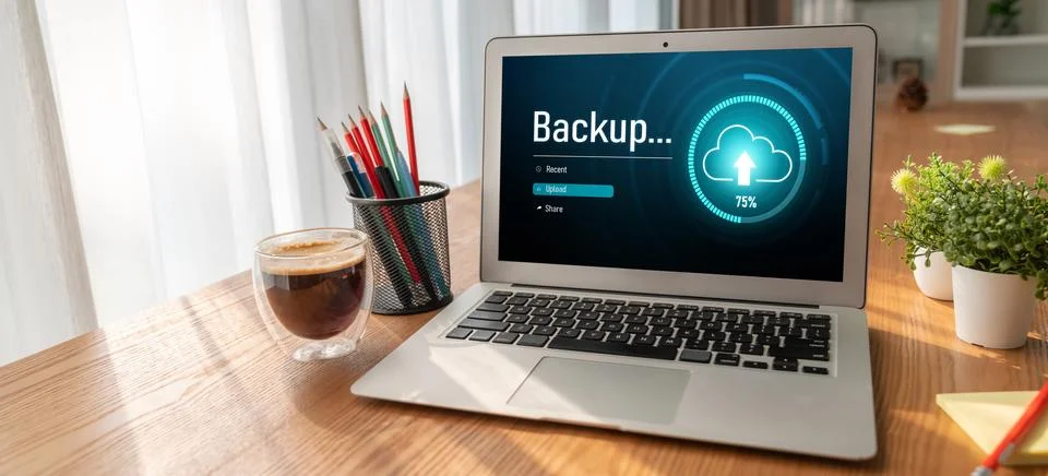 Backup Storage Data Internet Technology Business concept snugly 写真素材