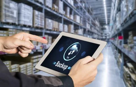 Backup Storage Data Internet Technology Business concept snugly Stock Photos