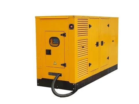 Backup support.Industrial generator for emergency power supply Stock Illustration