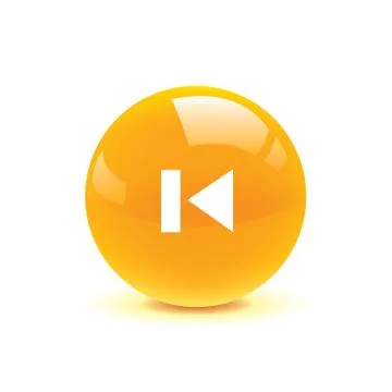 Backward icon web Stock Illustration