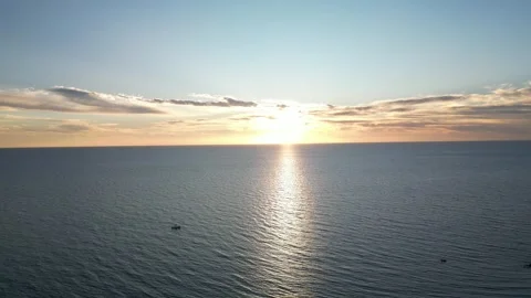 Backward from sea Video stock 318933850