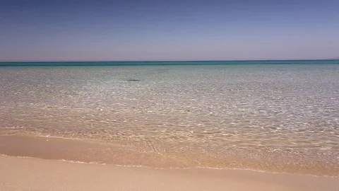 Backwash on the beach Stock Footage 112329683