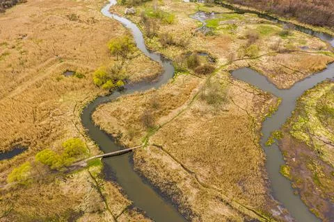 Backwaters of the Pilica River and the Sulejowski Reservoir Stock Photos