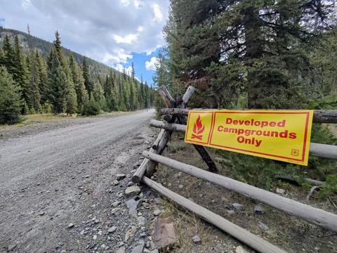Backwoods campground Stock Photos