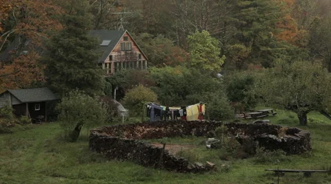 Backwoods House II Stock Footage 40806956