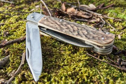 Backwoods knife Stock Photos