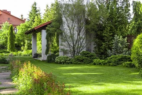 Backyard design elements Stock Photos