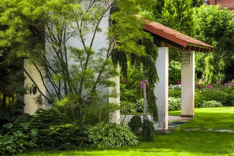 Backyard design elements Stock Photos