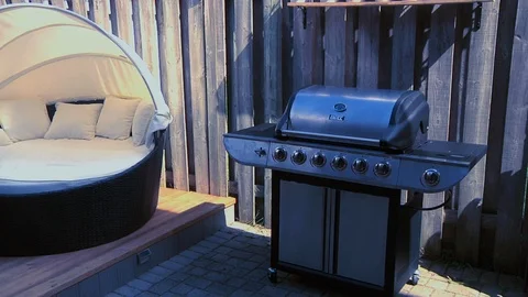 Backyard Stock Footage 111497464