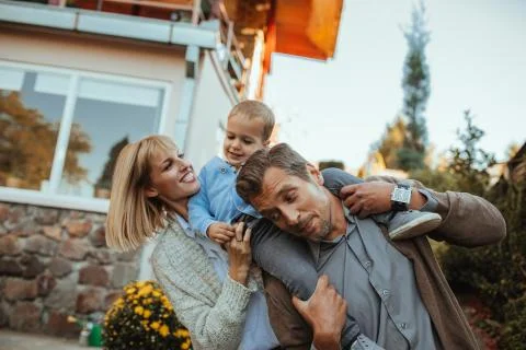 Backyard fun! Stock Photos