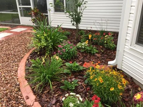 Backyard Garden Stock Photos